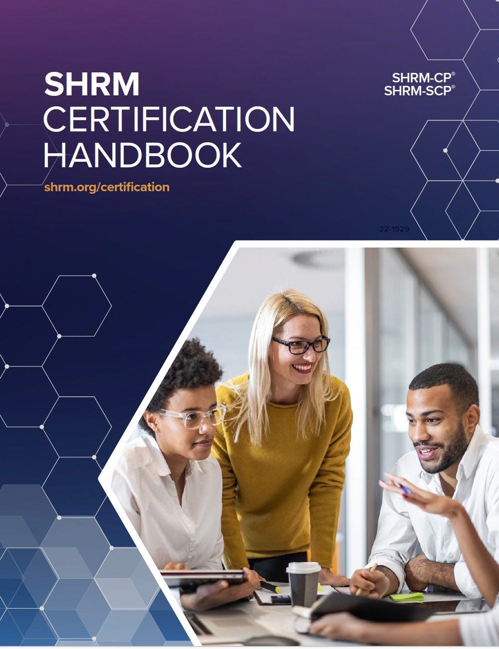 Cover of the 2024 SHRM Certification Handbook
