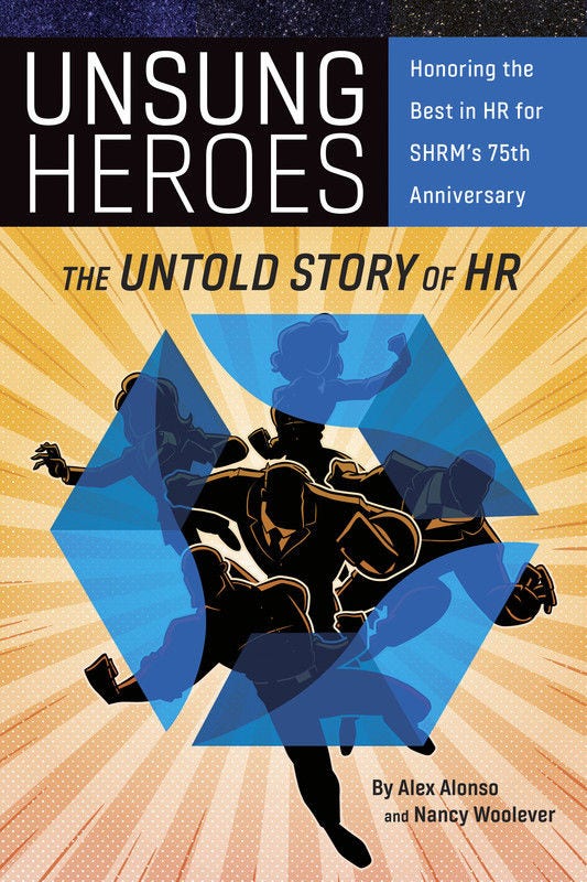 Book cover: Unsung Heroes the Untold Story of HR