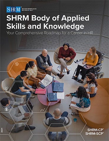 Cover image of the SHRM Body of Applied Skills and Knowledge