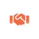 shaking hands icon