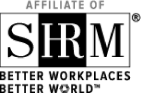 SHRM Logo black and white
