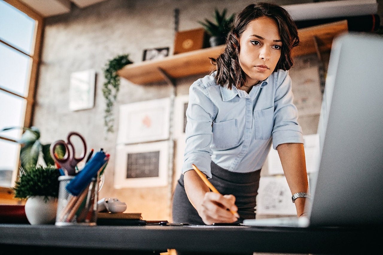 Women working in office