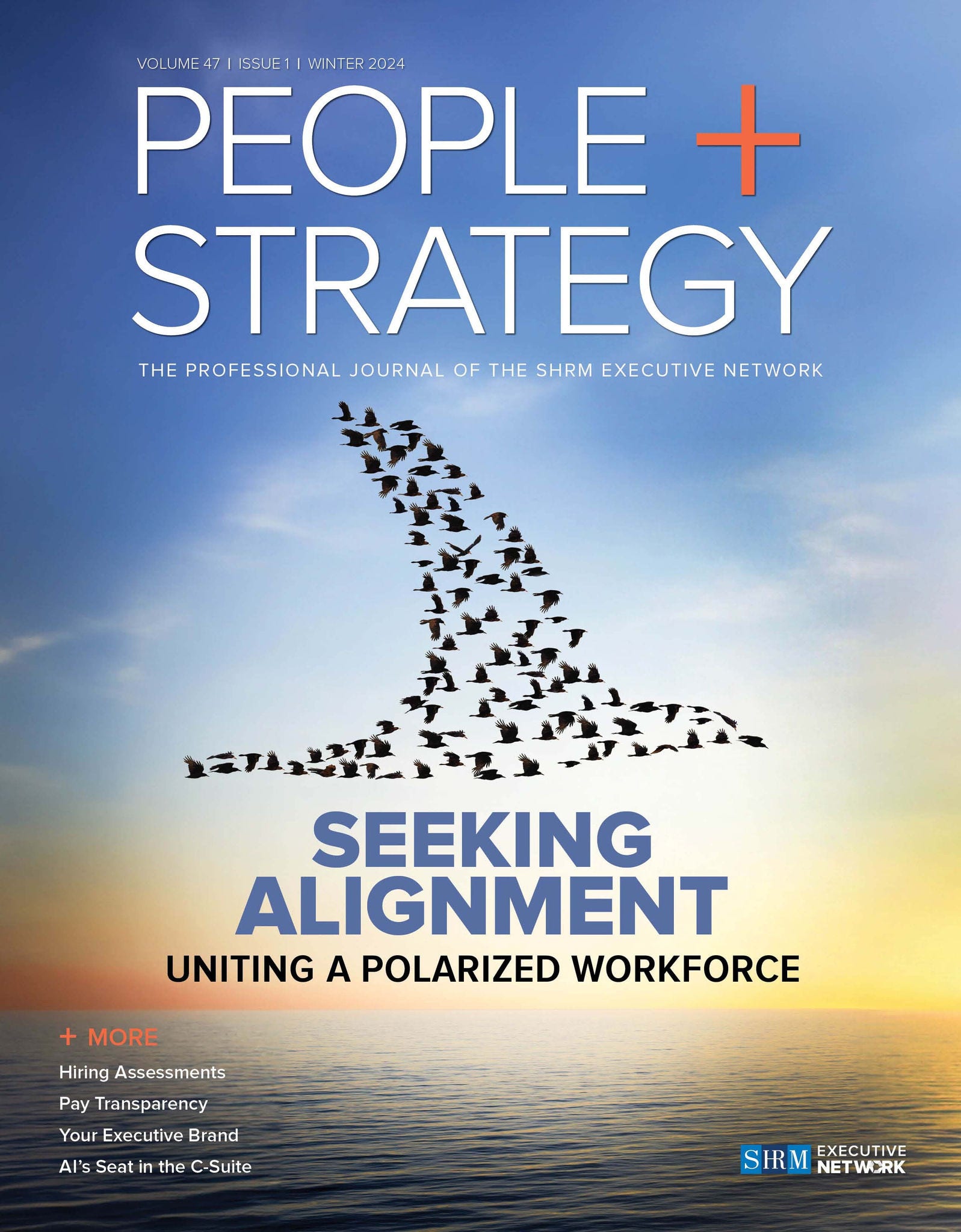 cover of the winter 2024 issue of People + Strategy journal