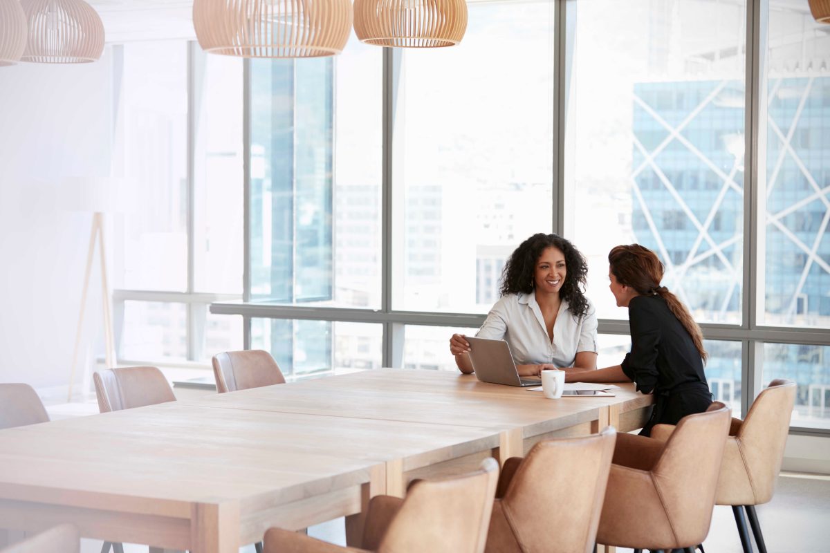 ladies in meeting room