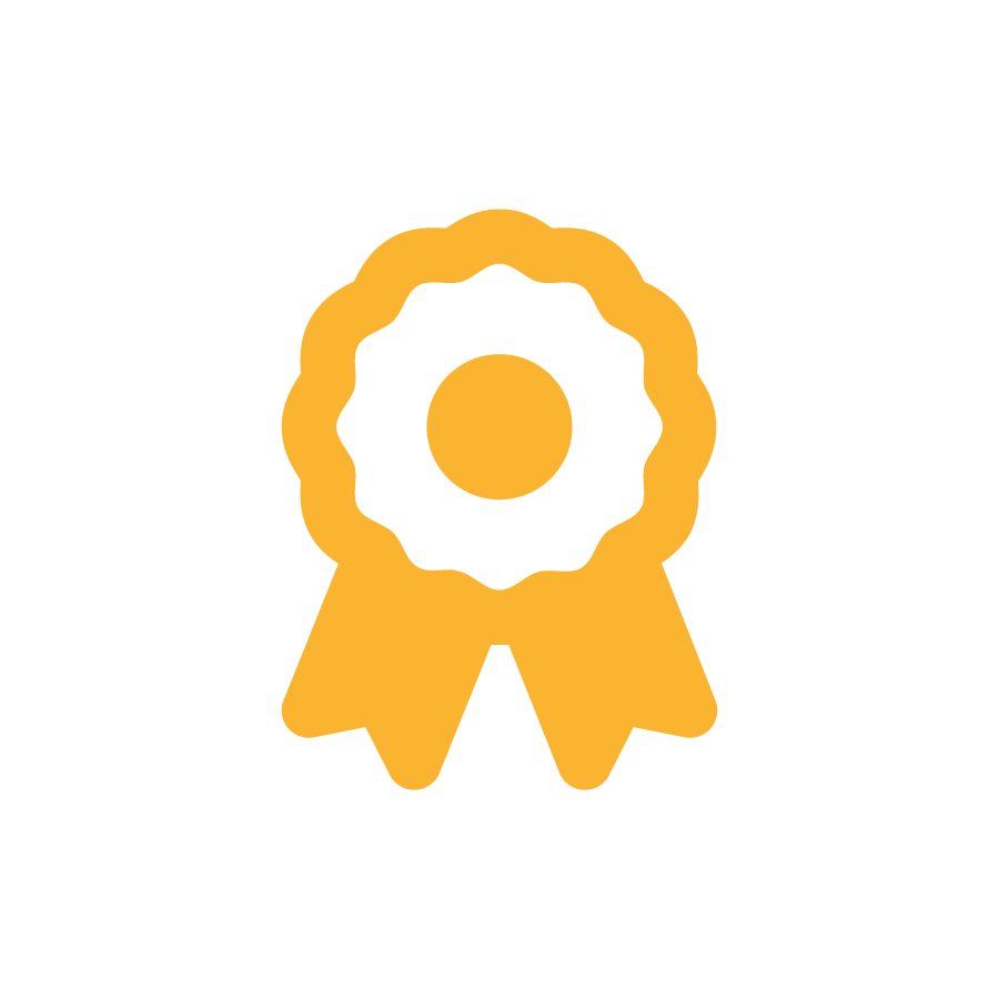 Achievement ribbon icon