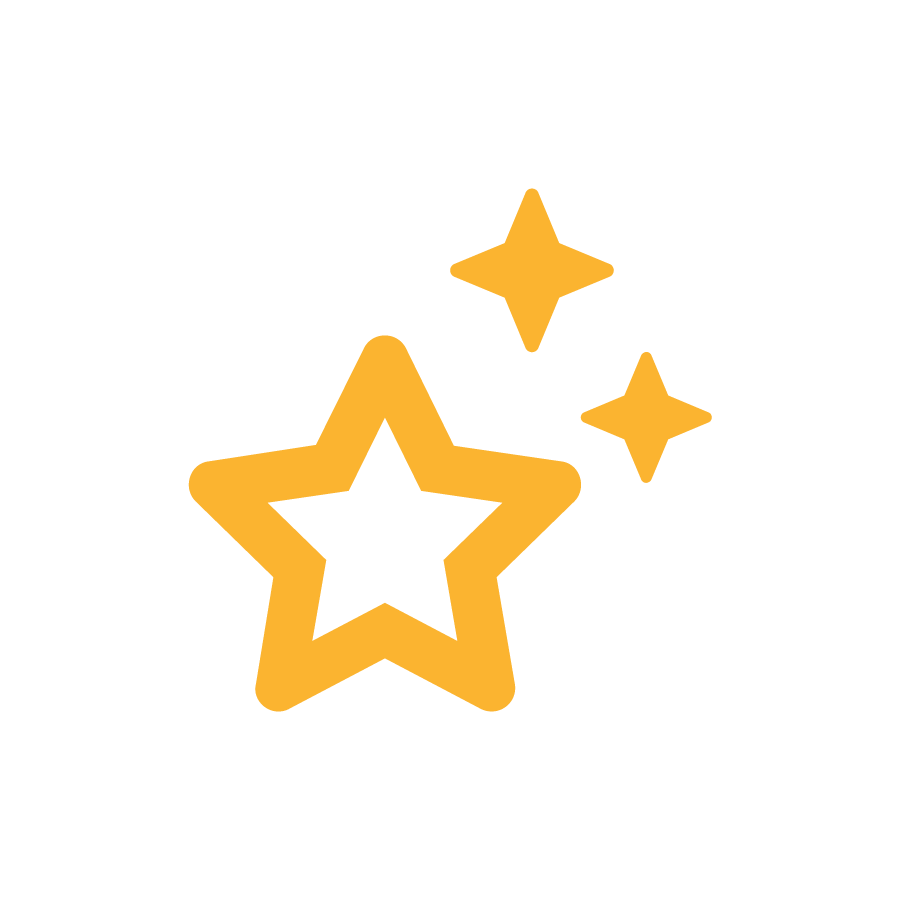 Group of stars icon