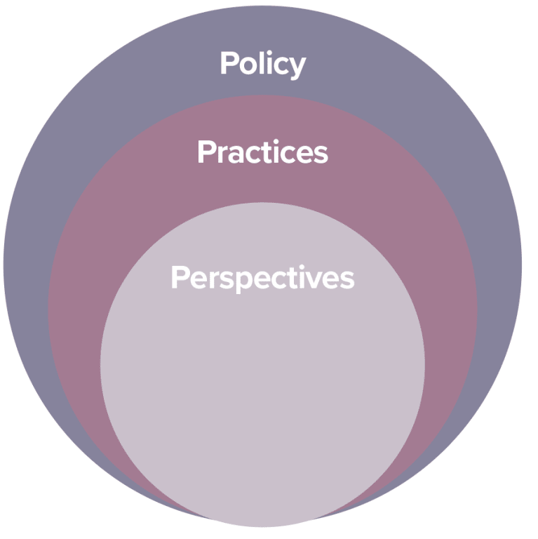 Policy, Practices and Perspectives