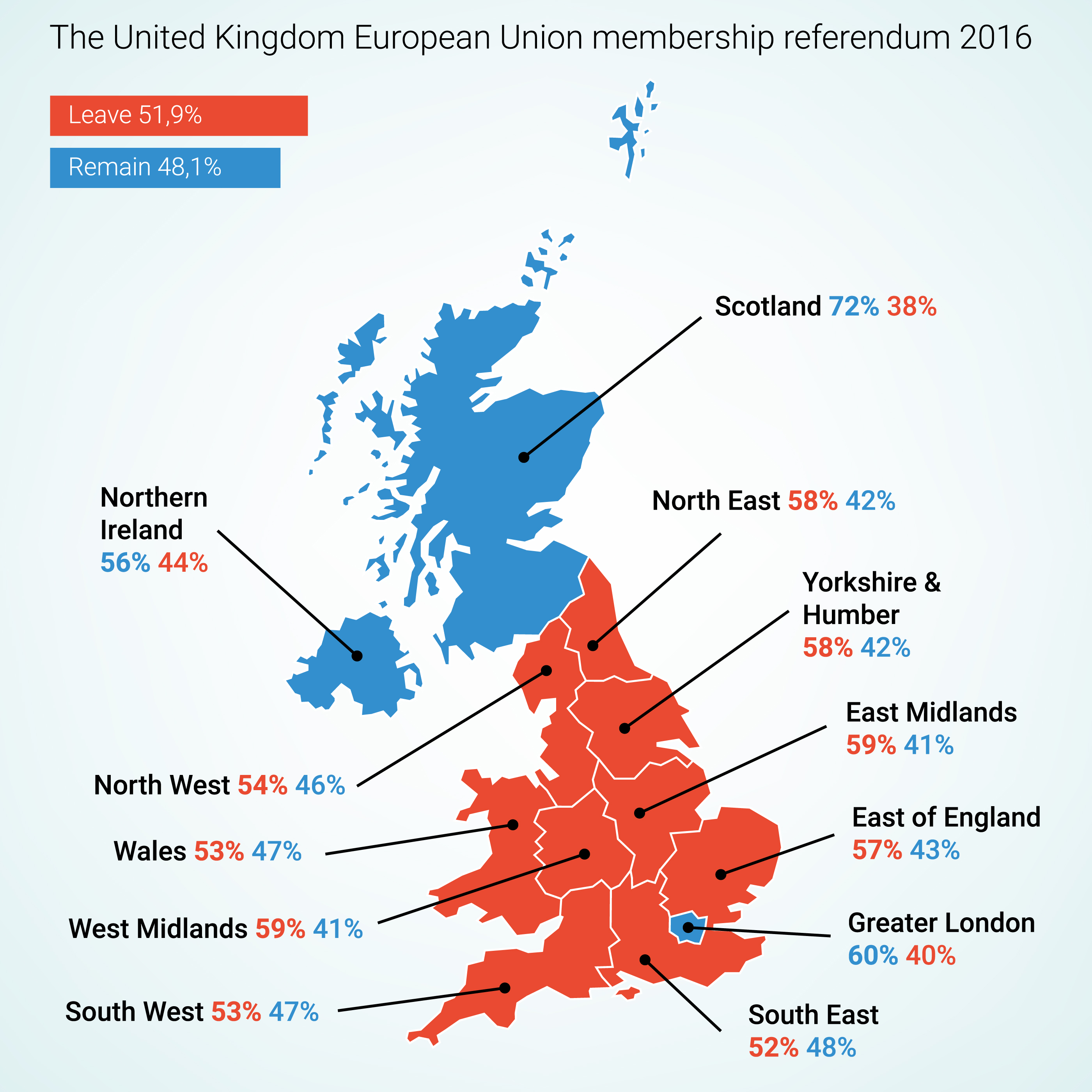 Brexit map