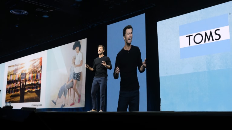 Blake Mycoskie, the founder of TOMS, discussed self-help and his depression diagnosis at SHRM's 2019 Annual Conference and Expos