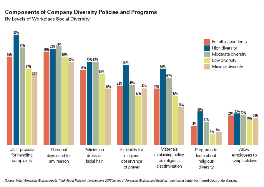 Components of Company Diversity Policies and Programs