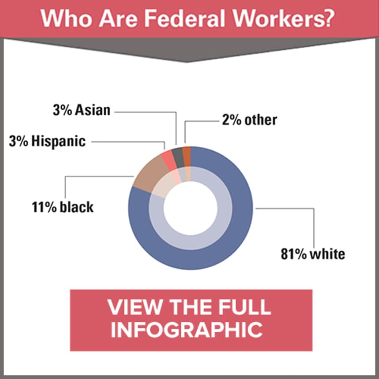 Who Are Federal Workers Infographic
