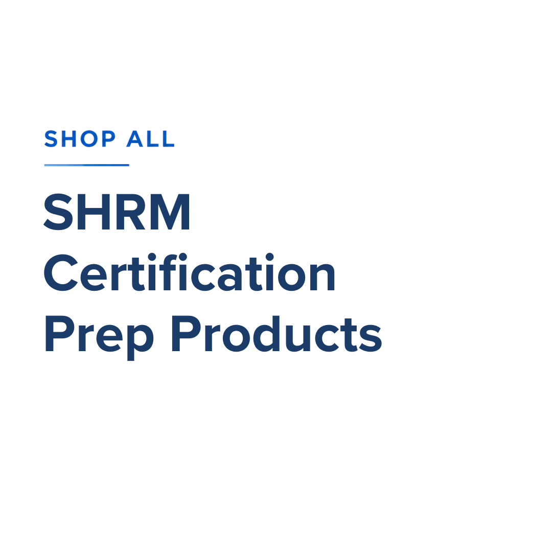 SHRM Certification Prep Products