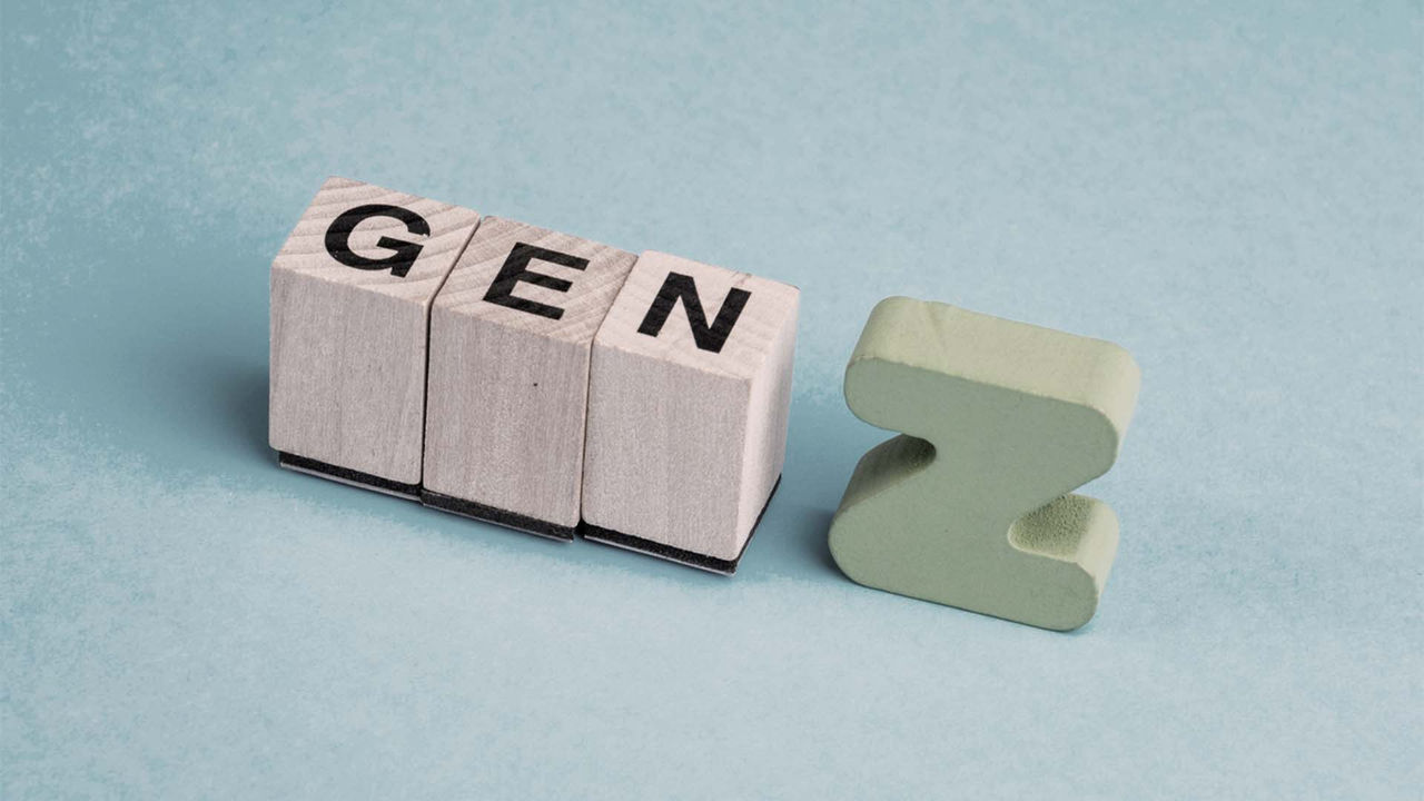 A wooden block with the word generation on it.