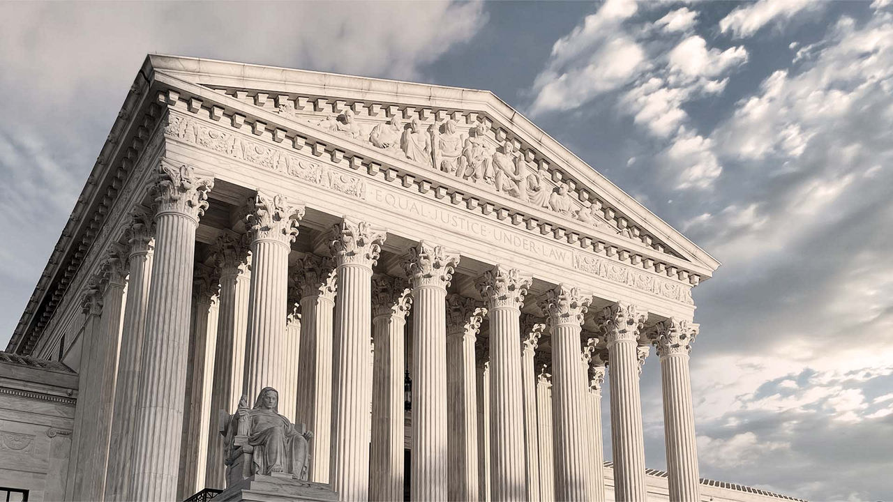 The supreme court building in washington, dc.