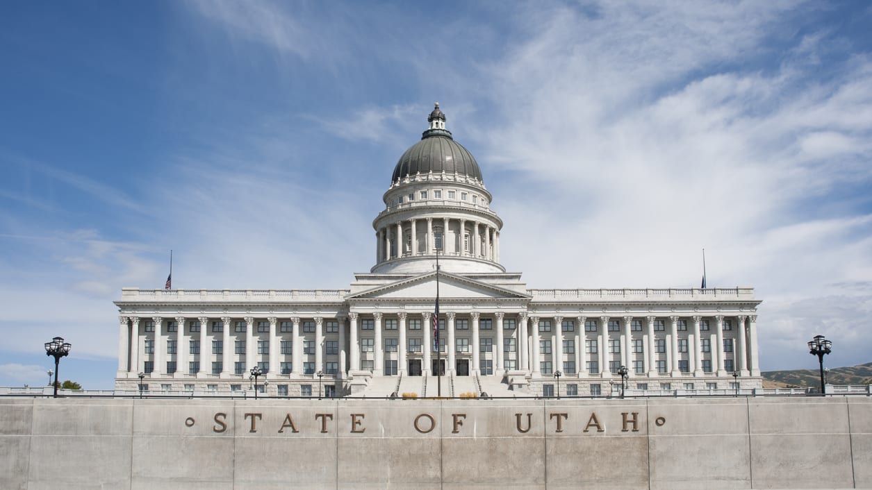 The state capitol building in utah.