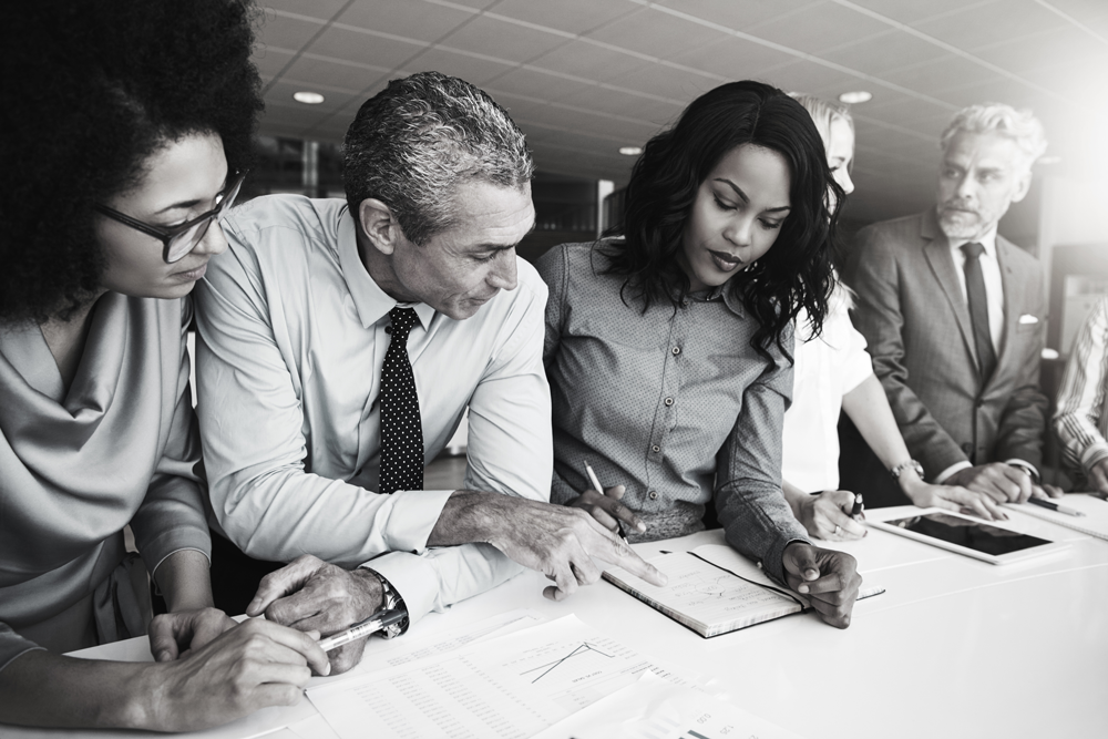 Executives in a meeting