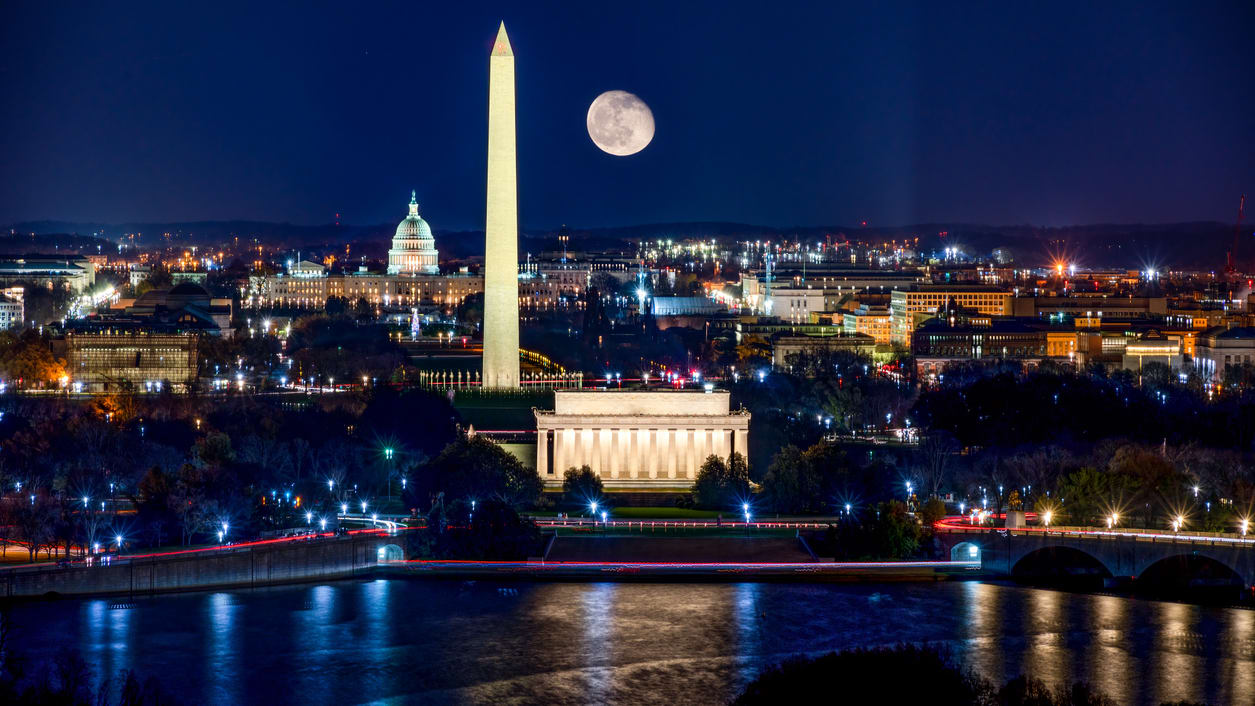 Washington D.C. at night