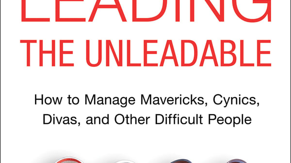 The cover of leading the undead how to manage mavericks, cynics, and other difficult people.
