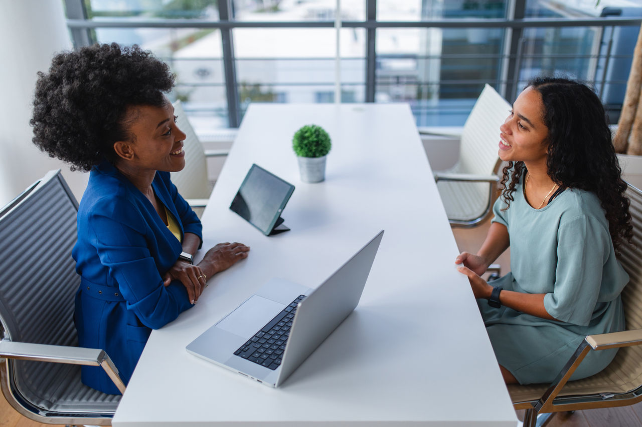job interview two women