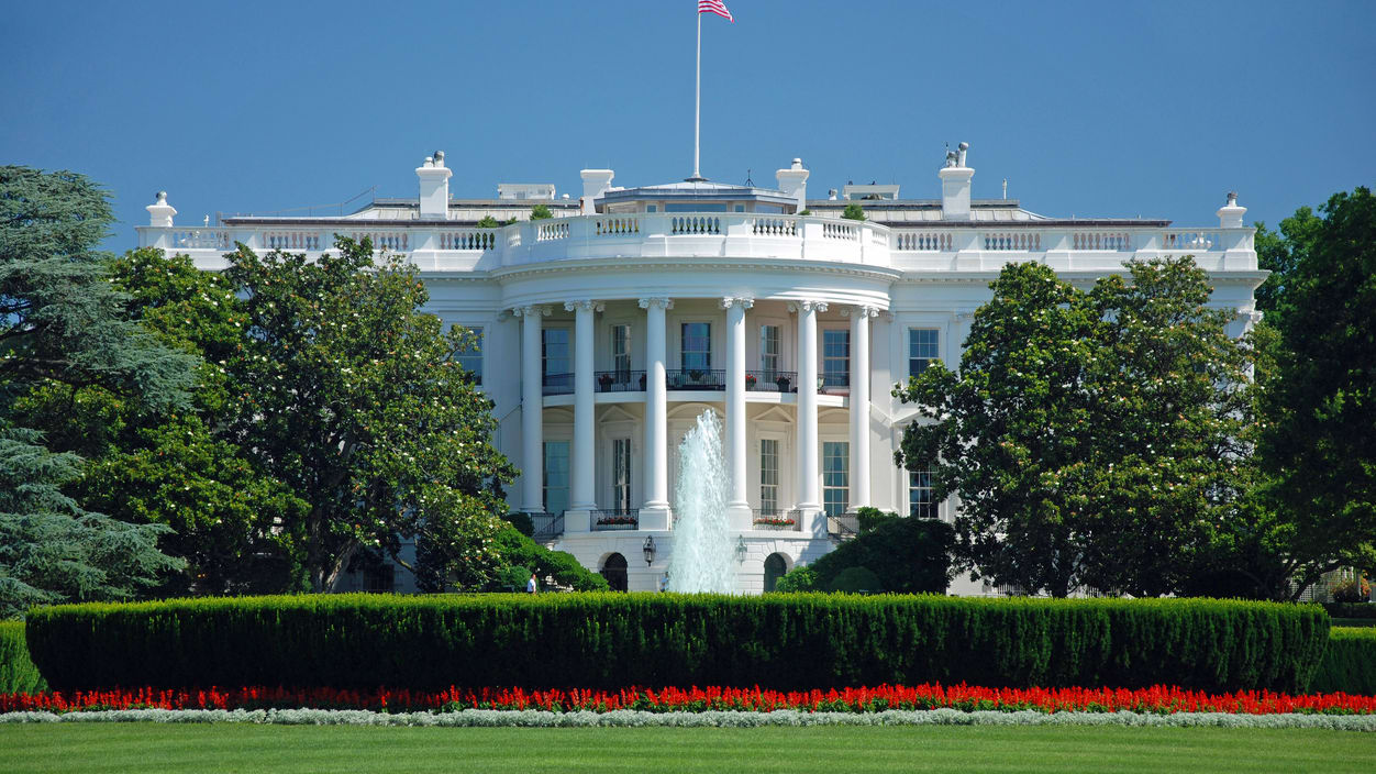 White house in washington, dc.