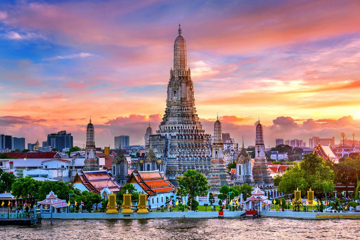 Bangkok at sunset