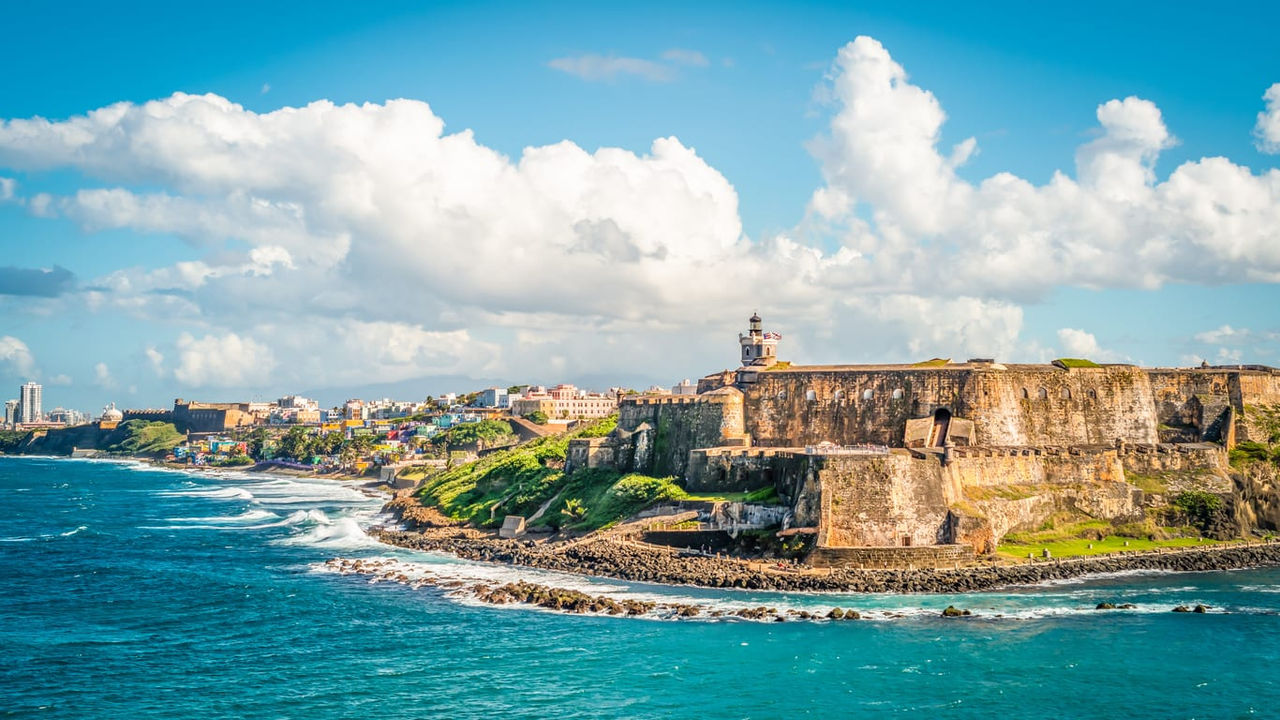 San juan, puerto rico on a sunny day.