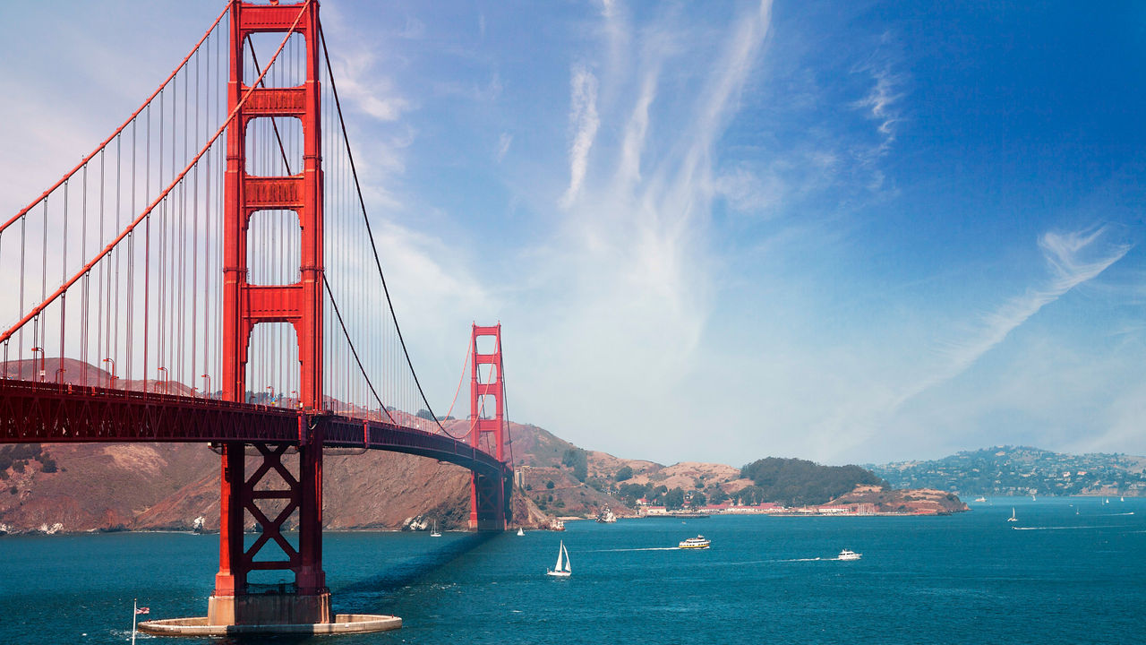 The golden gate bridge in san francisco, california.