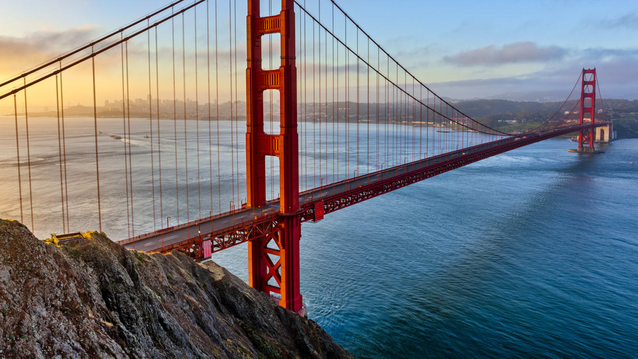 Golden gate bridge in san francisco, california.