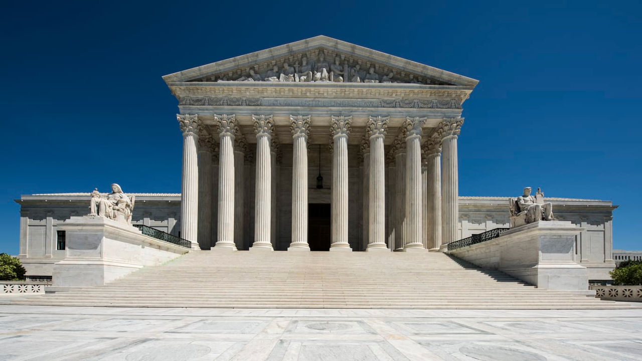 The supreme court building in washington, dc.