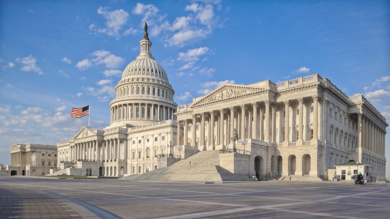 The united states capitol building in washington, dc.