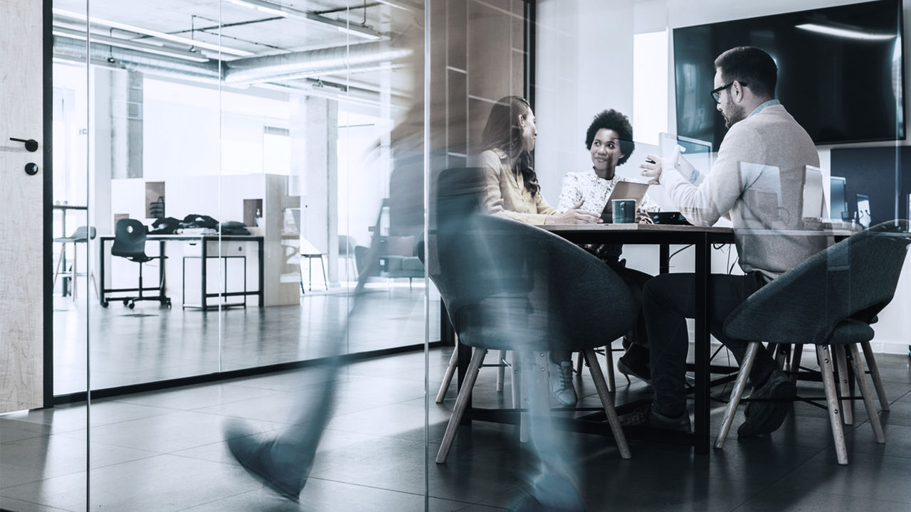 People in an office
