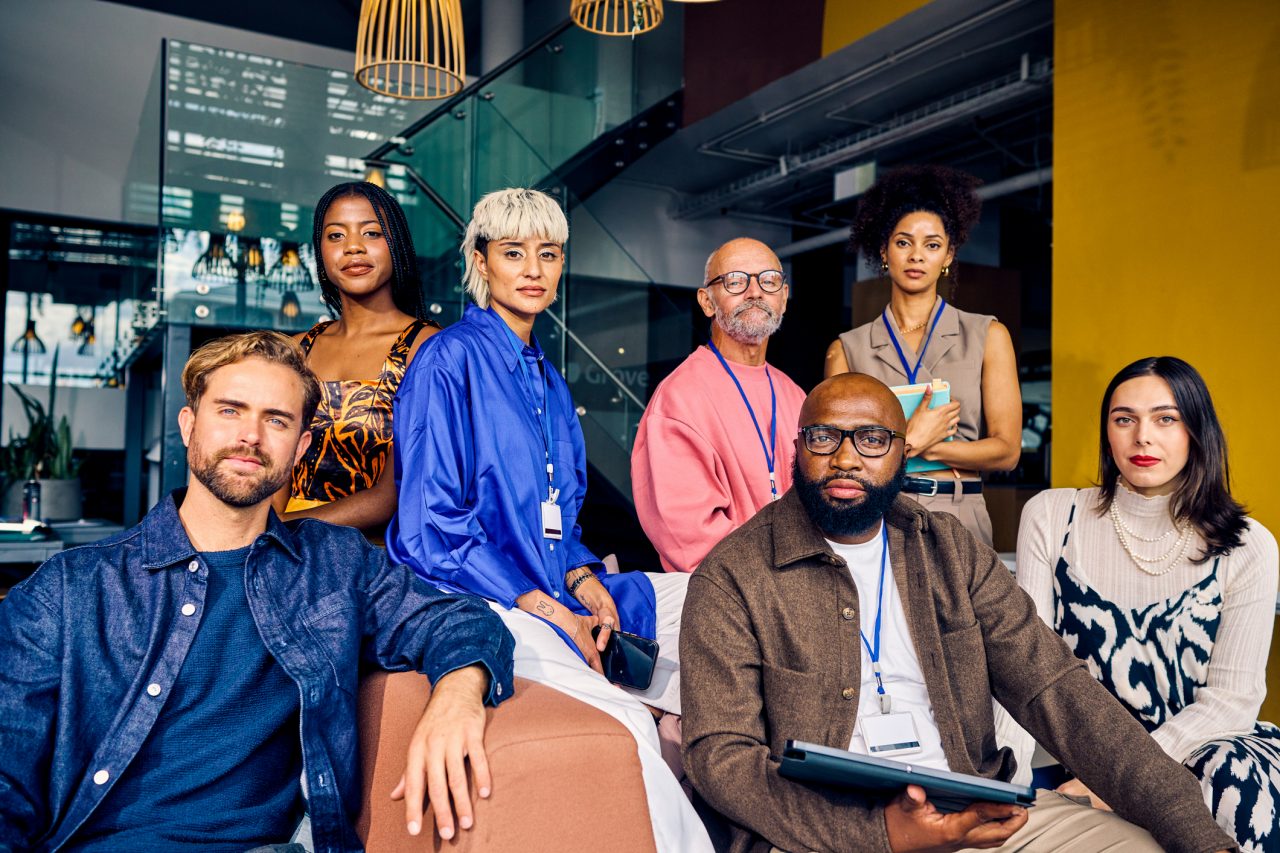 Coworkers united under the cause of creating a truly inclusive workplace.