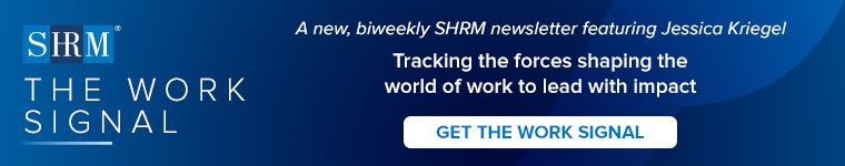 the work signal text ad