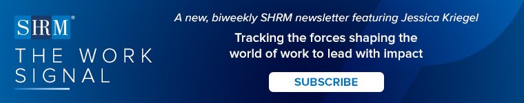 the work signal text ad