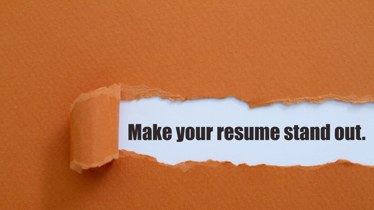 Make your resume stand out.