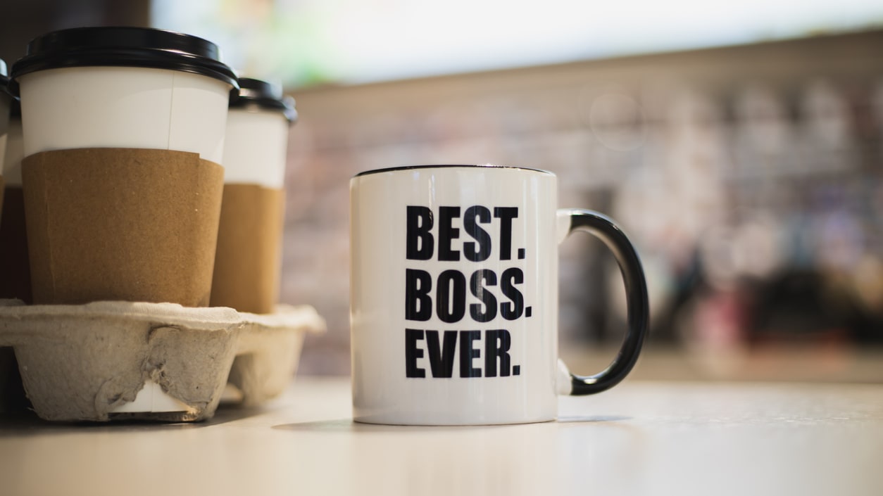 Best boss ever mug.