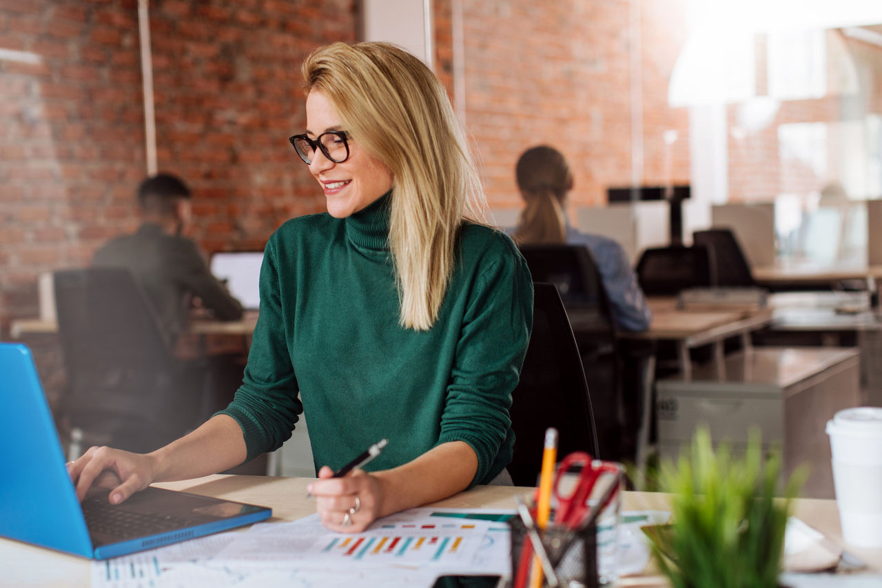 woman in office