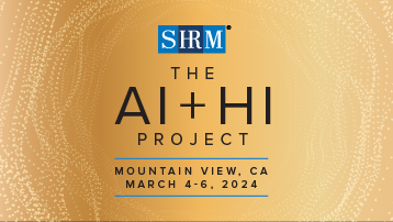 SHRM AI+HI conference logo