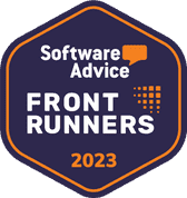 Software Advice Front Runners 2023 Award